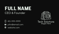 Minimalist Box Camera  Business Card