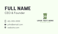 Trash Garbage Disposal Business Card