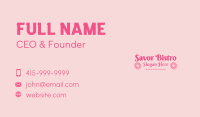 Donut Shop Business Card example 4