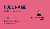 Modern Happy Man  Business Card Image Preview