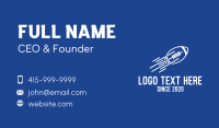 Fast Football Ball Business Card