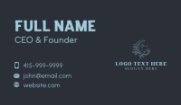 Moon Floral Jewelry Business Card