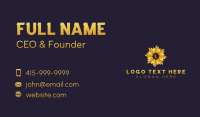 Botanical Flower Wellness Business Card