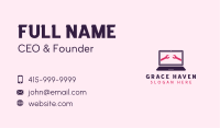 Laptop Business Card example 1
