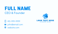 Cleaning Pressure Washer Wash Business Card