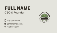 Mountain Travel  Outdoor Business Card