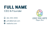 Colorful Egg Star  Business Card