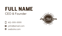 Cafe Restaurant Business Business Card Design