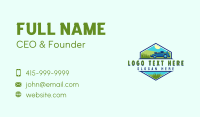 Lawn Mower Gardening Business Card