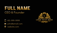 Royal Crown Shield Business Card