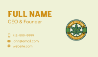 Marijuana Medical Leaf Business Card