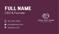 Tooth Clinic Dentistry Business Card