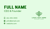 Simple Herbal Spa Business Card