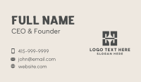 Generic Enterprise Letter H Business Card