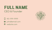 Permaculturist Business Card example 1