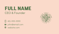 Garden Shovel Rake Business Card