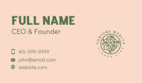 Garden Shovel Rake Business Card