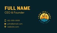 Fire Ice Mountain  Business Card