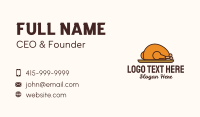 Roasted Chicken Plate Business Card Design