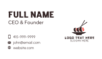 Sushi Asian Restaurant  Business Card