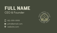 Shovel Spade Gardening Business Card