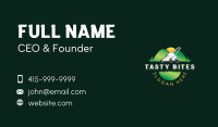 Lawn Mower Landscaping Business Card