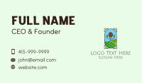 Coffee Farm Field Business Card Design