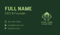 Green House Yard Garden Business Card Design