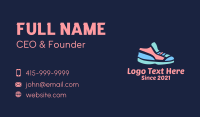 Running Shoes Business Card example 4