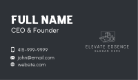 Construction Equipment Business Card example 3
