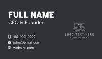 Road Roller Construction Business Card