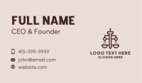 Sword Law Notary Business Card