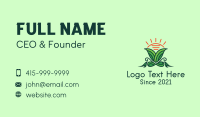 Sunny Herbal Plant  Business Card