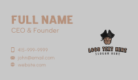 Angry Pirate Head Business Card