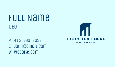 Simple Architectural Building Business Card
