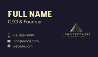 Generic Consulting Pyramid Business Card