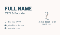 Herbal Acupuncture Therapy  Business Card Design