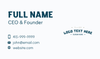 Jacket Business Card example 2