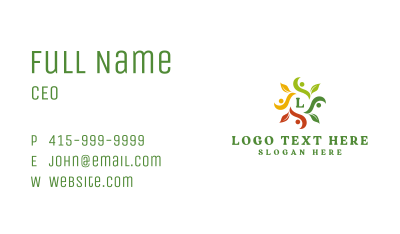 Nature People Community Business Card