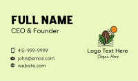 Sunny Coffee Farm Business Card