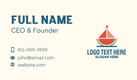 Watermelon Yacht Summer Business Card