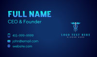 Medical Hospital Caduceus Business Card