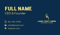 Muscular Axe Warrior Business Card