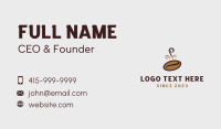 Coffee Bean Cafe Business Card Design