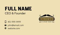Moustache Business Card example 2