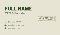 Cuisine Business Card example 2