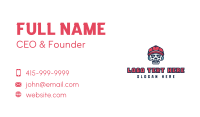 Skull Broadcaster Radio Business Card