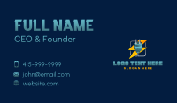Electrician Plug Contractor Business Card