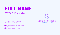 Head Tech Circuit Business Card