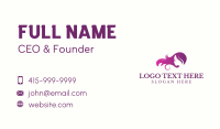 Hair Business Card example 1